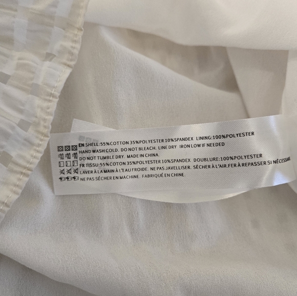 En Saison‎ Cecilia Tiered Mini Dress White - Picture 5 of 8